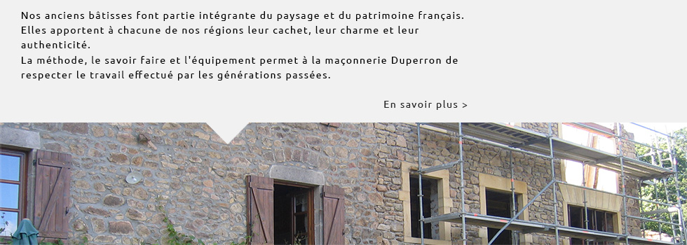 rénovation de bâtiments