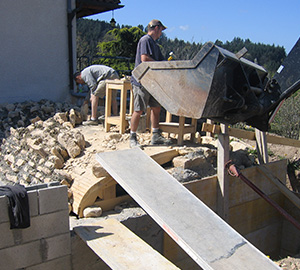 création de cave et arc